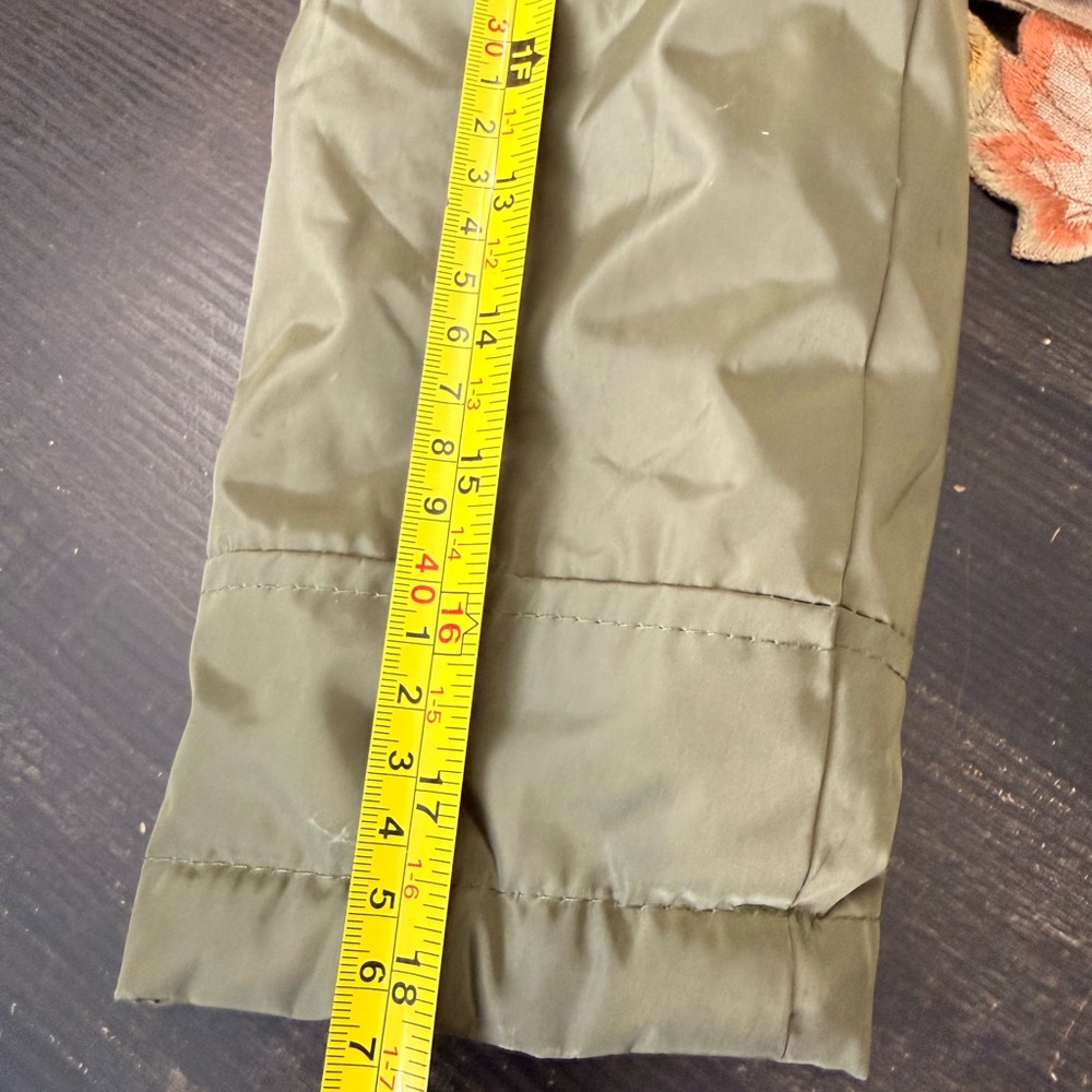 Weatherproof Girls Olive Green Fleece Lined Parka Jacket 7/8 - Picture 12 of 12